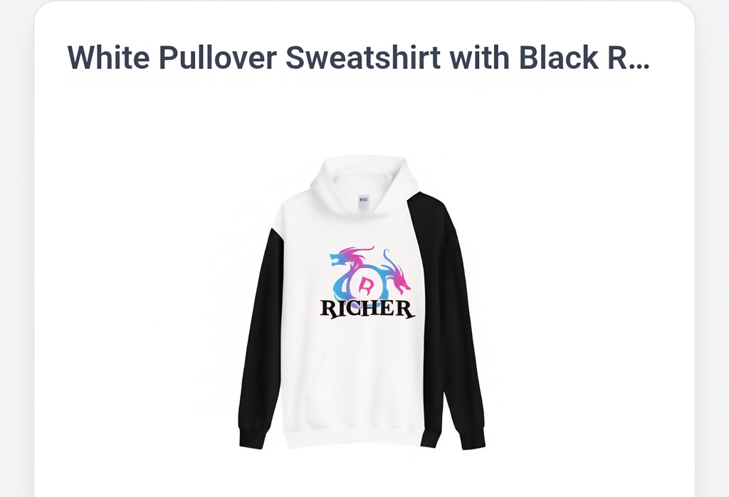 2 tone Richer Hoodies