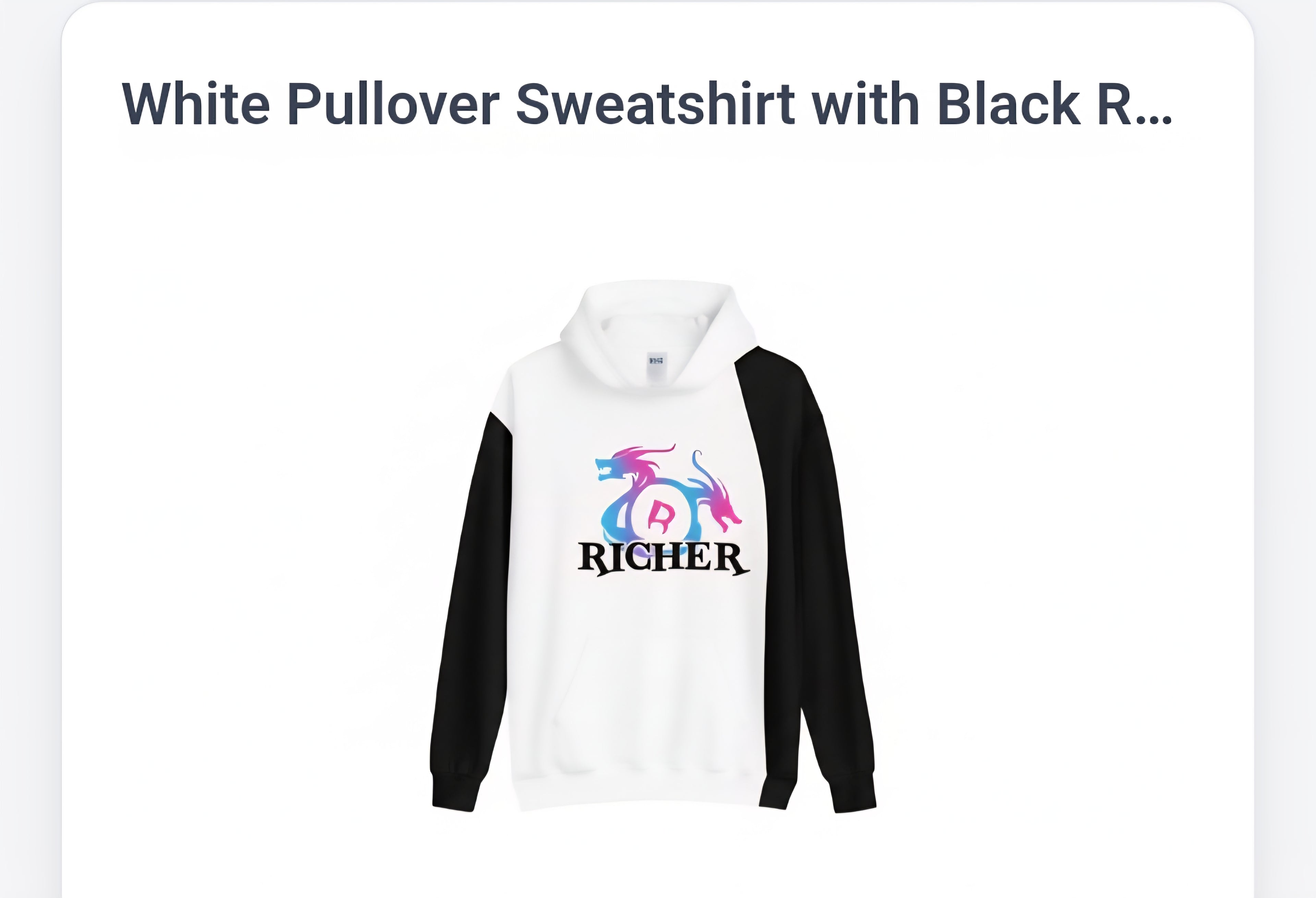 2 tone Richer Hoodies